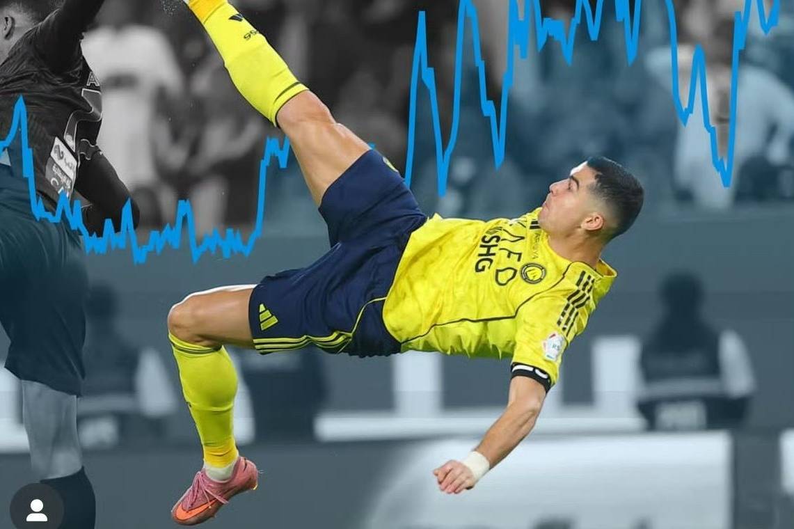 40岁C罗补时绝杀倒钩破门！954球打破生理年龄的想象边界